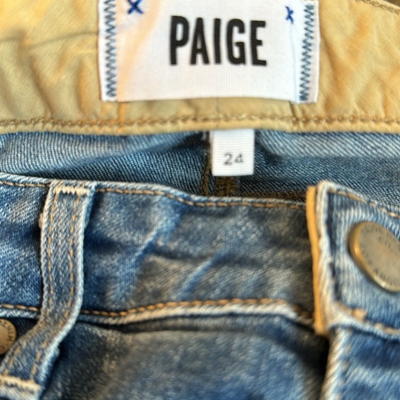 PAIGE Jimmy Jimmy Short in Tigerlily Wash - Picture 4 of 7